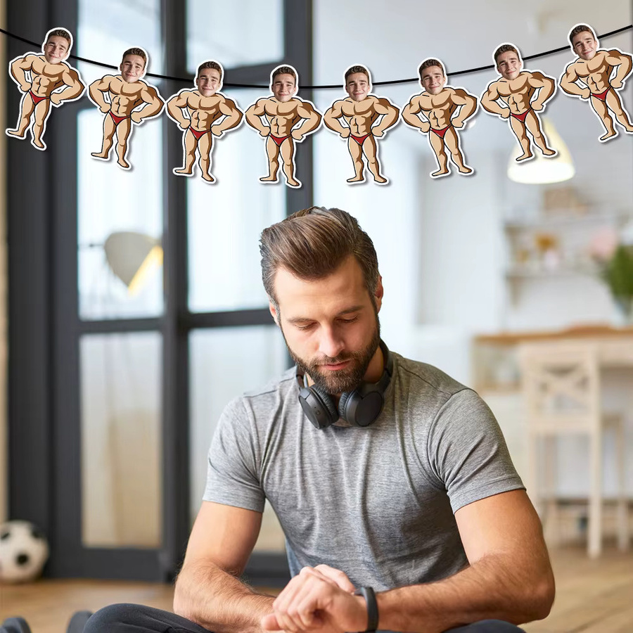 Personalisiertes WEIGAO Herren-Banner für Sportpartys in Mehrfarbig - Bild 2