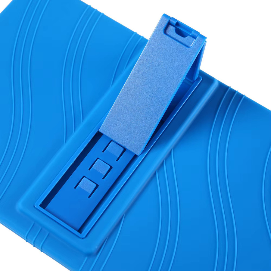 Weiche Silikonhülle für Teclast T40 M40 P30 Air Pro Plus T45 M50 Pro HD T40S P25T P26T mit verstellbarer Multi-Winkel-Standabdeckung in Blau - Bild 2