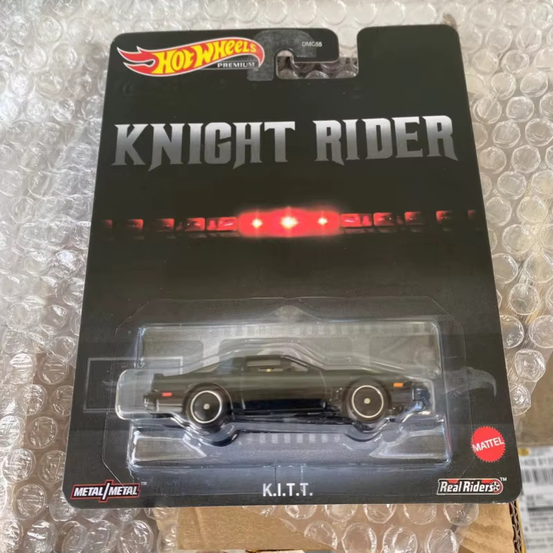 Hot Wheels Knight Rider K.I.T.T., Druckguss-Modellauto, Schwarz, 1:64 - Bild 4