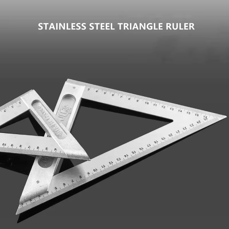 Quadratisches Winkelmaß aus Aluminiumlegierung von SHENGMEIYU in Silber für die Holzbearbeitung - Bild 3