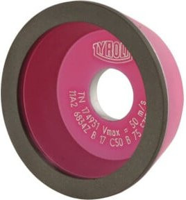 TYROLIT Diamant Kombi-Schleiftopf für Deckel S0 / S0E Typ D64, Farbe: pink, B/T/H: 100 x 30 x 20 mm - Bild 1