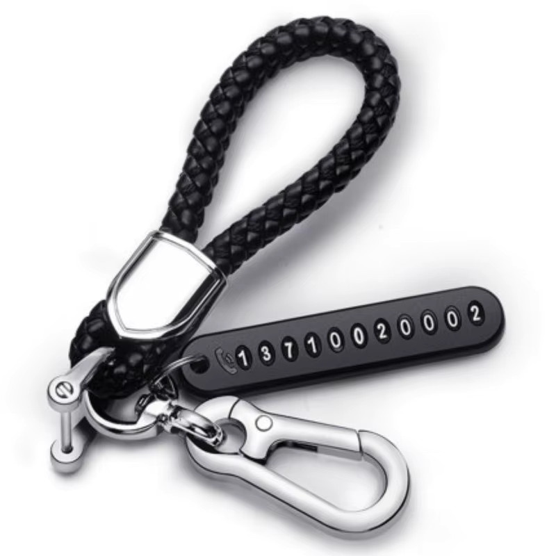 SAISLERWELL Schlüsselanhänger Leder, Geflecht Seil, Unisex - Bild 2
