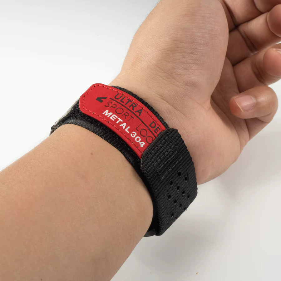 OAKCHARM Uhrenarmband Nylon, Schwarz, Unisex, für Huawei Fit 2/1/3/4/4pro - Bild 4