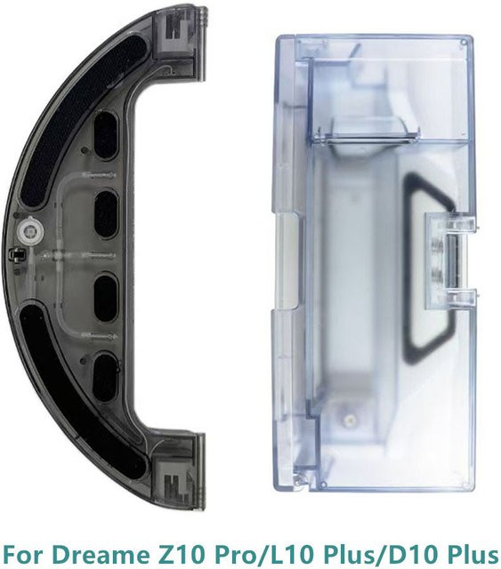 Dreame Ersatzteile Staubbox Mülleimer und elektrischer Wassertank für Dreame D10 Plus, Z10 Pro und L10 Plus, transparent, Kunststoff - Bild 1