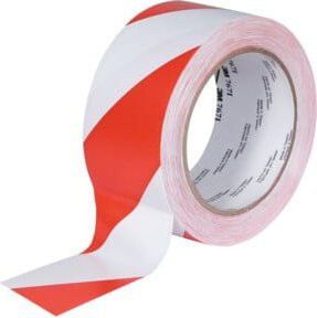 3M PVC-Warnmarkierungsband WR in Rot - Bild 1