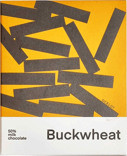OCELOT Dunkle Vollmilchschokolade Buck Wheat 50 % Bio 70 g - Bild 1
