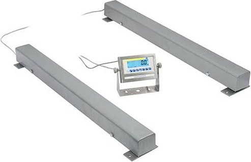 PCE Instruments Wiegebalken PCE-SW 3000N in Grau aus Edelstahl mit 3.000 kg Kapazität und 1 kg Ablesbarkeit, akkubetrieben mit RS-232 Schnittstelle und Kalibrierfunktion - Bild 1