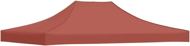 vidaXL Partyzelt-Dach für Faltpavillon und Pop-Up-Faltzelte in Terrakotta-Rot, B/T: 4,5 x 3 m, aus Polyester-Oxford-Gewebe - Bild 1