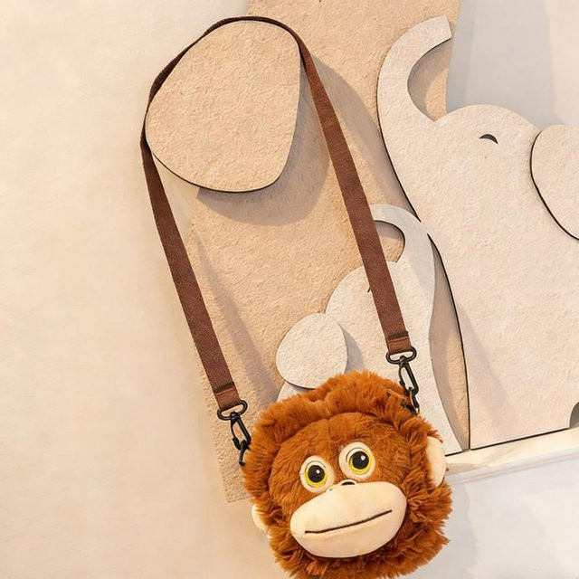 Yiran toy Affe Orang-Utan Puppe, Plüschtier, 66cm, Braun - Bild 1