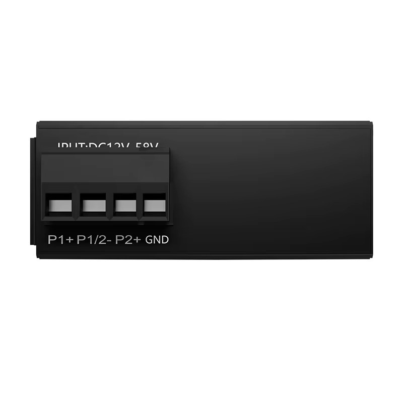 KeepLiNK Industrial 5-Port Gigabit Unmanaged Ethernet Switch 10/100/1000BASE-T IP40 Aluminium in Schwarz und Silber - Bild 3
