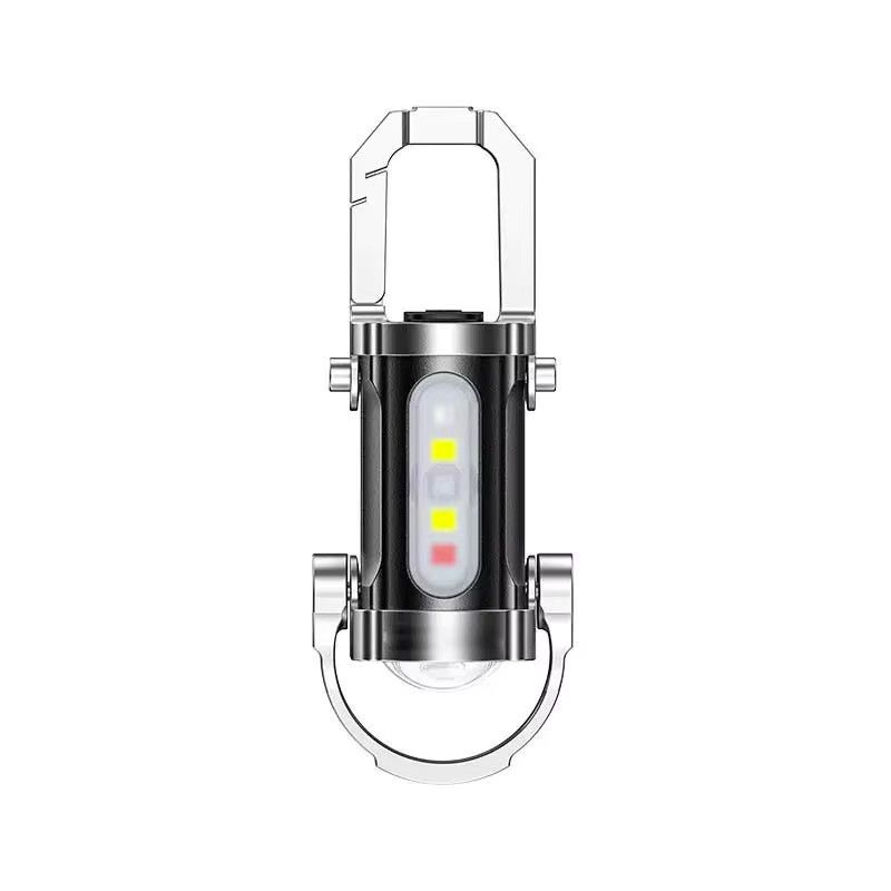 QHSPE Mini Schlüsselanhänger Taschenlampe wasserdicht und multifunktional für den Außenbereich - Bild 5
