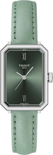 Tissot Damenuhr, Quarz, Edelstahl, 30 mm, Grün, 5 ATM - Bild 1