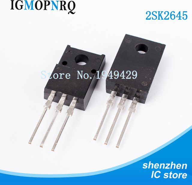 10er Set 2SK2645 Trioden-Transistoren im TO-220F Gehäuse in Schwarz - Bild 1