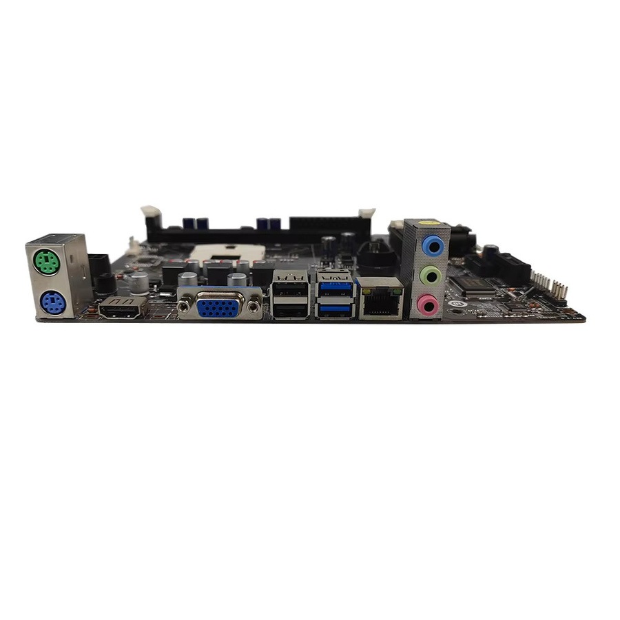 PCWINMAX HM77 Micro-ATX Mainboard DDR3 Sockel PGA989 für Intel i3 i5 i7 Prozessoren der 2. und 3. Generation in Schwarz - Bild 2