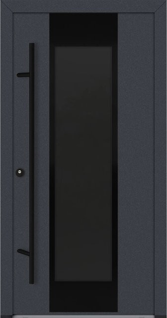 FM Türen Innenbeschläge Set Modell 28 AS68 Anthrazit Links B: 100 cm, H: 210 cm - Bild 1
