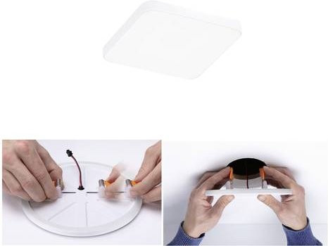 Paulmann LED-Einbaupanel 6W in Weiß mit kühlem Weißlicht - Bild 1