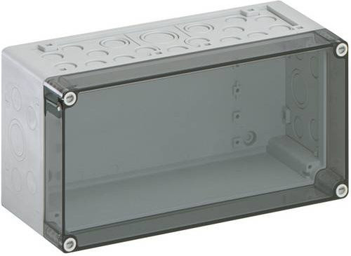 Spelsberg AKi 1-t Installations-Gehäuse aus Polycarbonat in Grau, B/T/H: 30,0 x 15,0 x 13,2 cm - Bild 1