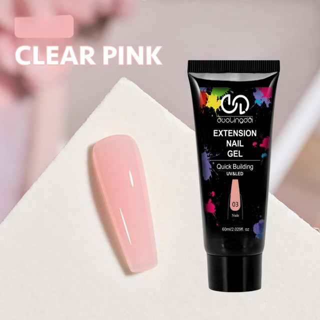 HL Poly Gel Nagelverlängerungs-Gel, 60 g, Glänzend - Bild 1