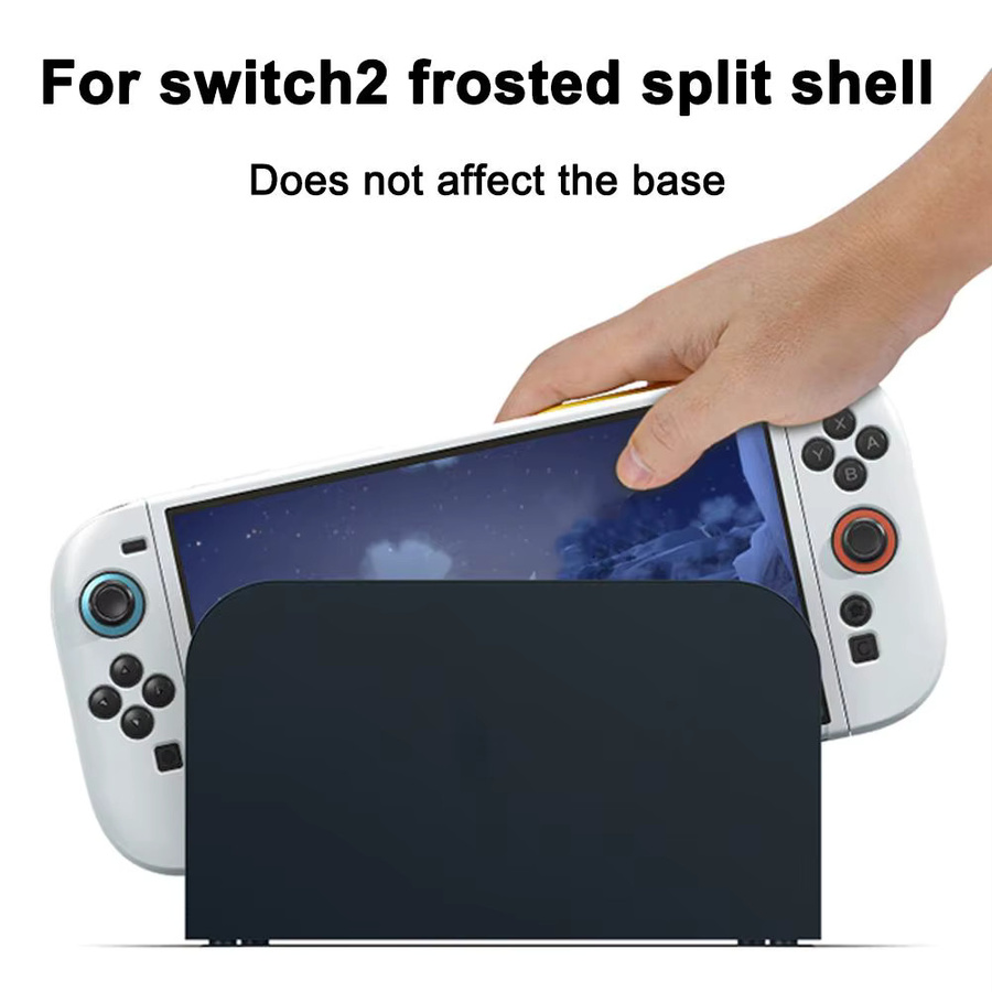 Nintendo Switch 2 Schutzhülle aus transparentem mattem TPU mit kratzfestem und stoßfestem Design - Bild 2