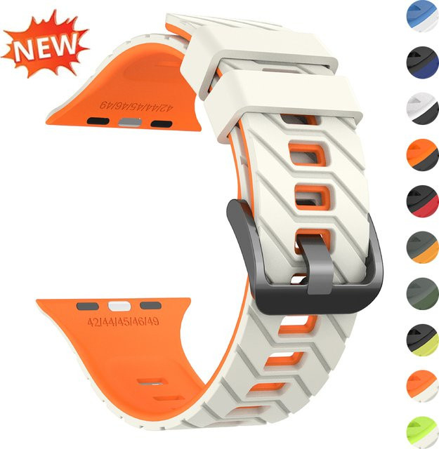 CAOWTAN Uhrenarmband Silikon, Bunt, Unisex - Bild 1