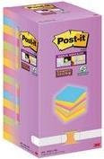 Post-it Super Sticky Notes Carnival Haftnotizen extrastark farbsortiert, 16 Blöcke - Bild 1