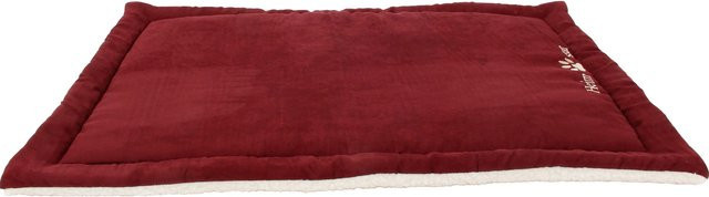 Heim-Star Microfaser Decke für Hunde und Katzen mit Pfotendruck in Bordeaux, B: 58 cm, T: 41 cm - Bild 1