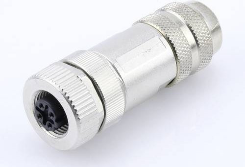 Molex 1300470037 Sensor-Aktor-Steckverbinder Buchse in Silber mit 4 Polen - Bild 1