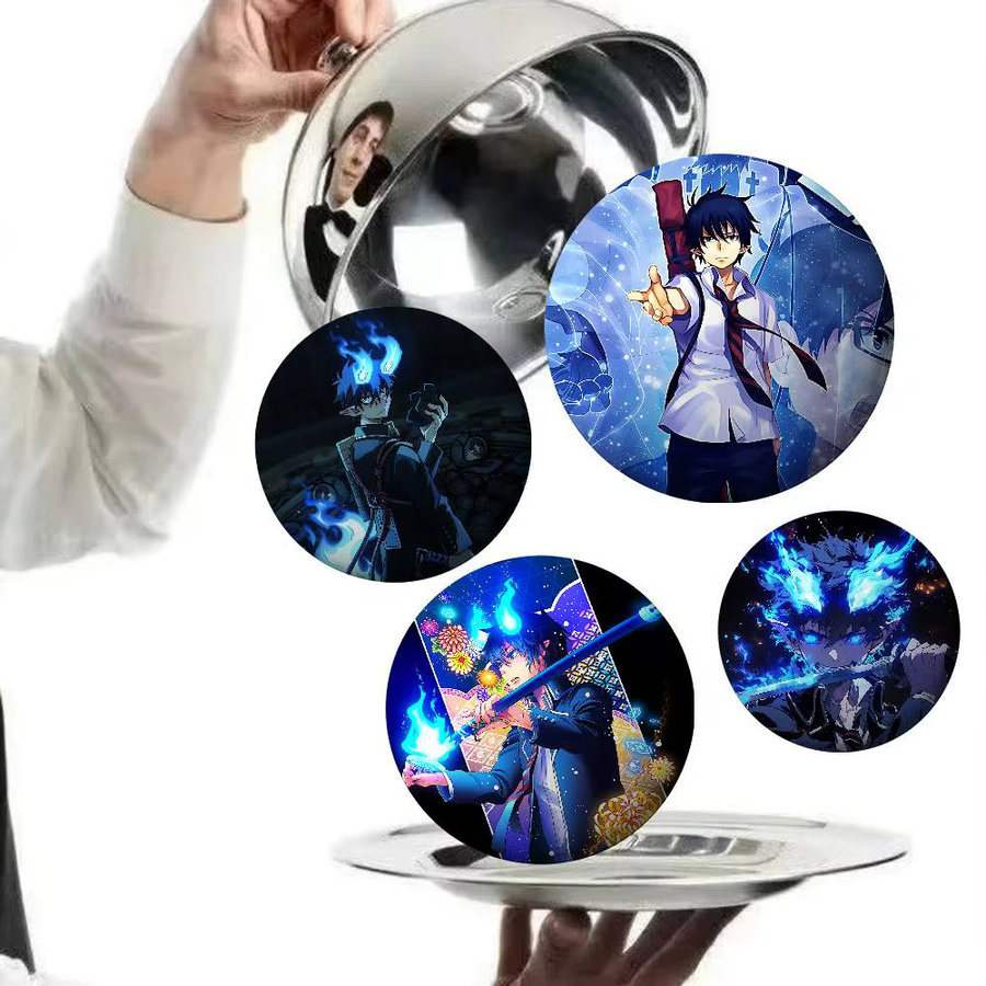 Bilibili Brosche, Blauer Exorzist Anime, Unisex - Bild 2
