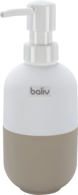 baliv Seifenspender aus Kunststoff in Weiß-Beige - Bild 1