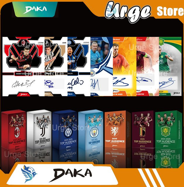 DAKA Star Player Karte, Real Madrid Barcelona Manchester City Juventus AC Inter Milan, Sport, Pappe / Karton, Bunt / Mehrfarbig - Bild 1