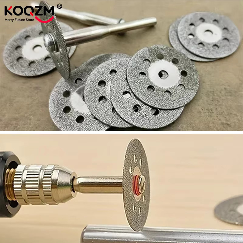 KOQZM Kreissäge Klinge für Metall, 22mm Trennscheibe für Dremel und elektrische Schleifwerkzeuge, Silber - Bild 3