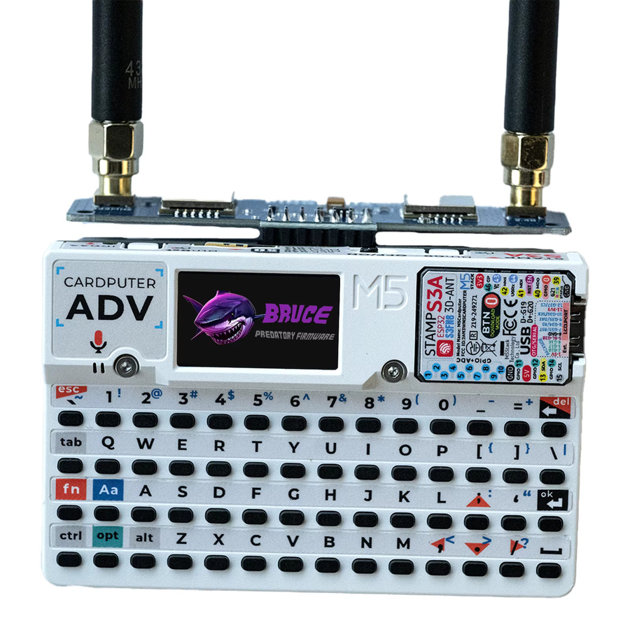 PINGEQUA Hydra RF 424 Modul für M5Stack Cardputer ADV mit NRF24 und CC1101 433MHz, Bruce-kompatibel mit automatischer Umschaltung und starkem Signal - Bild 4