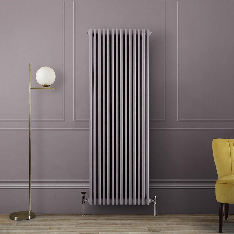 Hudson Reed Gliederheizkörper Regent, 3-säulig, vertikal, Lila, H x B x T: 180 x 65 x 10 cm - Bild 1