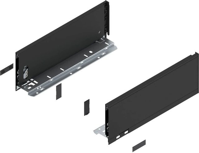 Blum Zarge Legrabox Pure Nennlänge 350 mm Carbonschwarz Matt - Bild 1