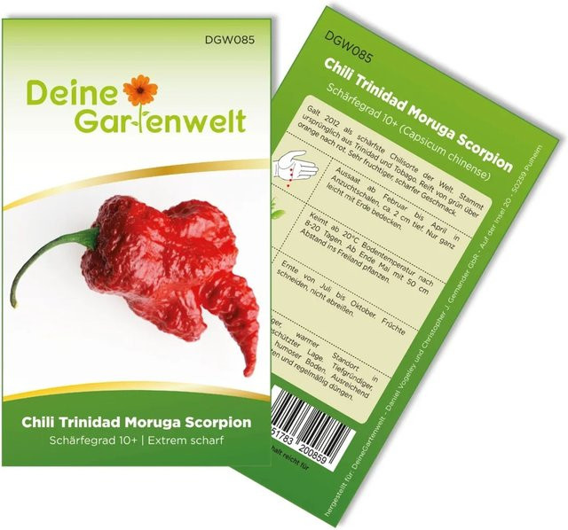 Deine Gartenwelt Chili Trinidad Moruga Scorpion Samen - Bild 1