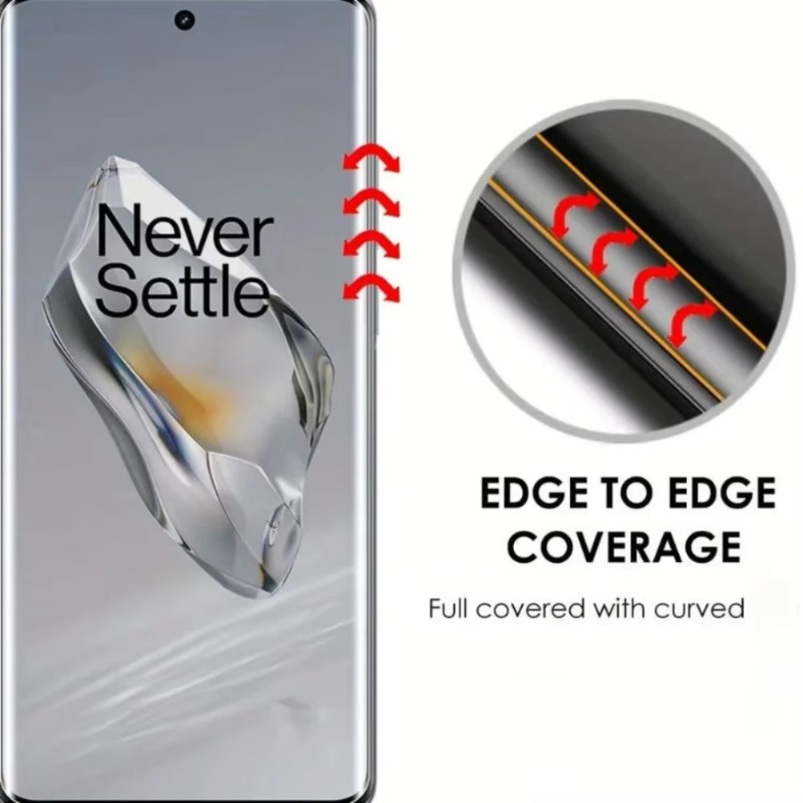 5er Pack Hydrogel Display Schutzfolien für OnePlus 13 12 11 10T 9 8 7 Pro 13R 12R 9R 8T 7T Pro transparent - Bild 4