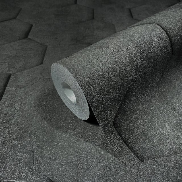 Marburg Vliestapete Loft Superior 2 Grafisch Modern in Schwarz mit geometrischem Design - Bild 1