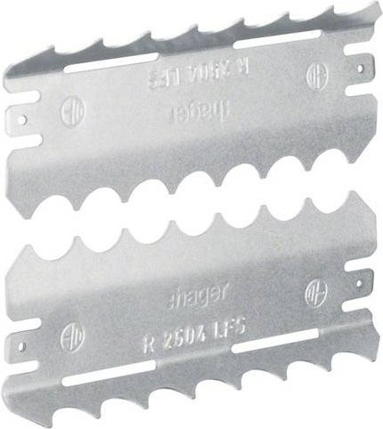 Hager Tehalit LFS Kupplung R2504VERZ in Silber, Höhe: 4 cm - Bild 1