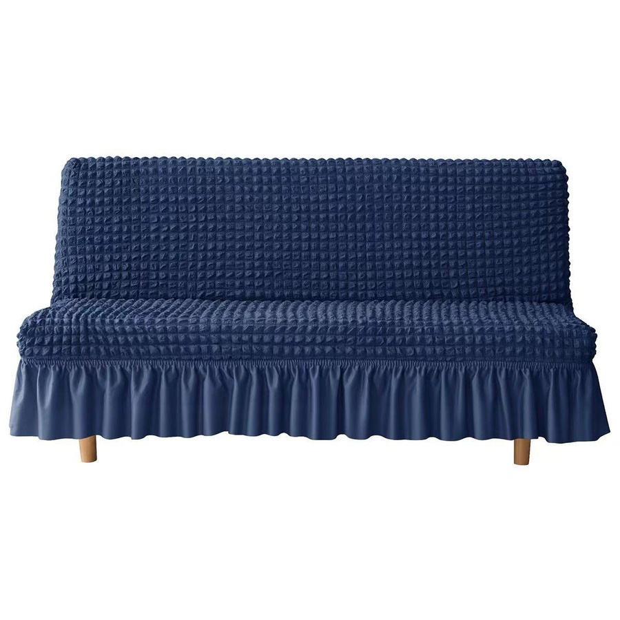 Yiran Furniture Elastischer Sofabezug mit Rocksaum für Faltsofas, Maschinenwaschbar, Polyester, Breite: 145-180 cm - Bild 3