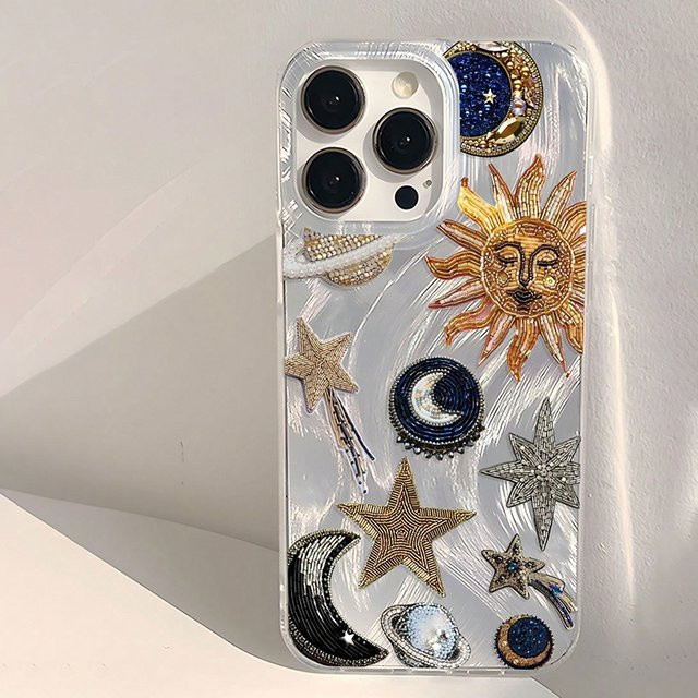 Handyhülle mit Retro Sternenhimmel-Muster für Xiaomi Mi 11 Lite 5G 14T 13T Poco F7 X7 X6 X5 Pro in Multicolour - Bild 1