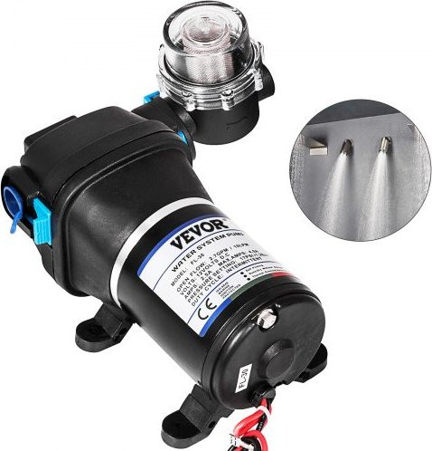 VEVOR Diaphragm Water Pressure Pump FL-30, 12V Hochdruck-Membranpumpe mit Selbstanlauf, 1,17 Bar - Bild 1