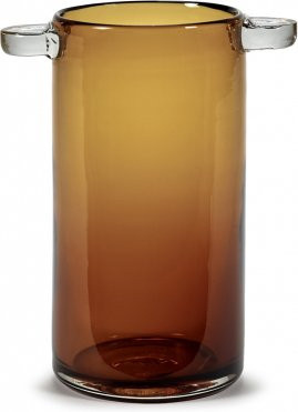 Serax Wind And Fire Vase aus Glas in Rot, Höhe: 24 cm - Bild 1