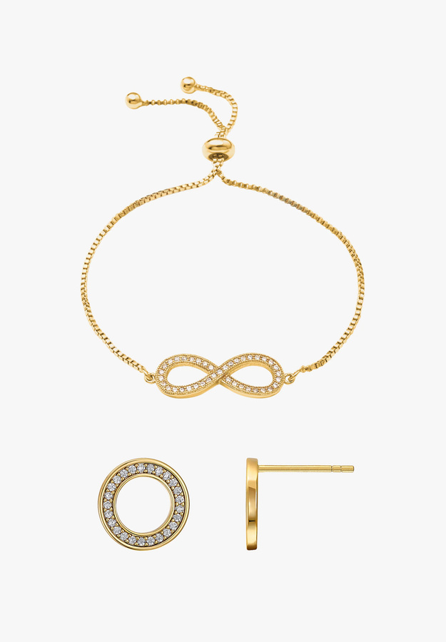 Semper Schmuck-Set Gold, Zirkonia, Damen - Bild 1