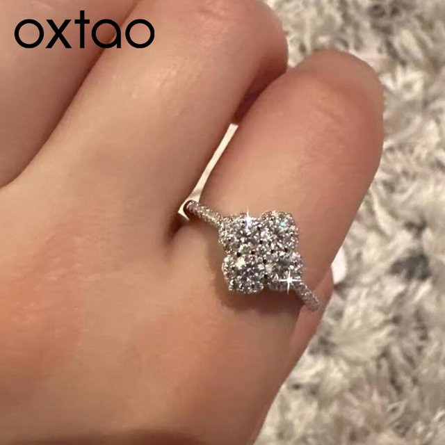 OXTAO Ring, 14K Gold Filled, Moissanit, Damen - Bild 1