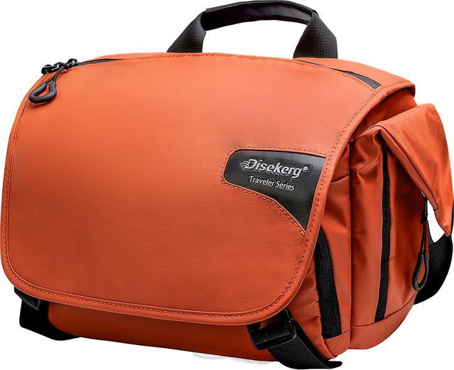 Meco Disekerg DSLR-Kameratasche für Damen in Orange, wasserdichte Schultertasche für spiegellose Kameras wie Sony ZVE10, A7C2, A7M4 und R5 - Bild 1