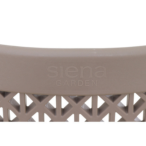 Siena Garden Stapelstuhl District mit Armlehnen in Taupe und Beige - Bild 2