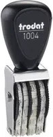 trodat Datumstempel Classic 1004 in Schwarz und Silber - Bild 1