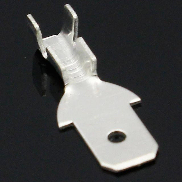 ELECAPITAL 100 Stück isolierte Spaten-Drahtverbinder 4,8 mm Crimp-Anschluss männlich - Bild 1