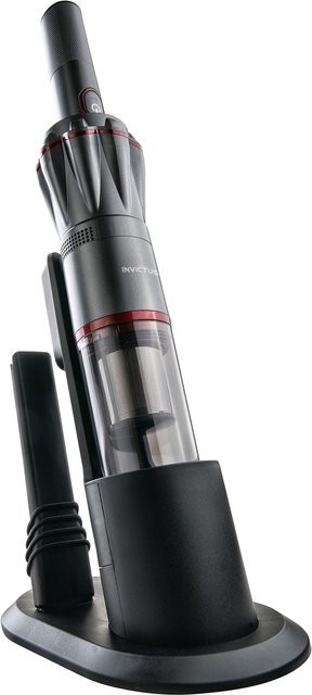 Genius Handstaubsauger Invictus One in Grau mit HEPA-Filter und Ladestation, 9-teiliges Set - Bild 1