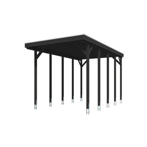 SKANHOLZ Caravan-Carport Friesland aus Fichte mit Stahldach in Anthrazit und Schwarz, B: 708 cm, T: 402 cm - Bild 3